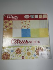 DCWV Citrus Card Craft Stack -