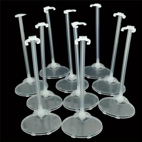 10pcs clear doll - stand, display