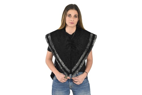 Fur stole swakara - fur,
