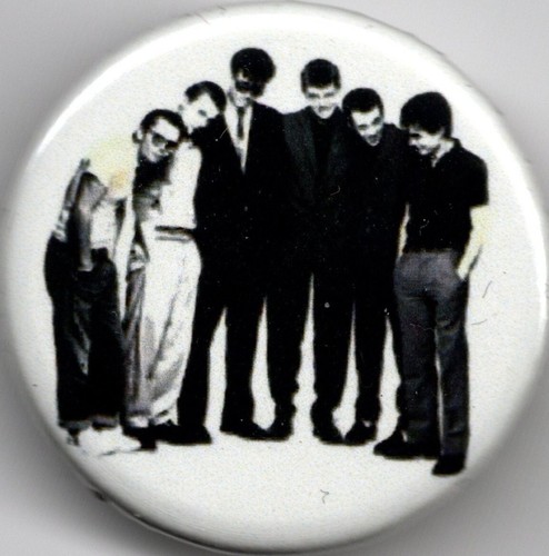 One step beyond pin button - one,
