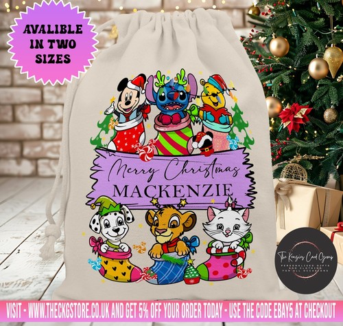 Personalised disney stocking - disney,
