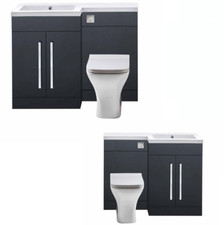 BATHROOM GREY VANITY FURNITURE