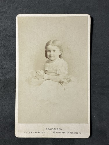 Cdv little girl hills - by, &