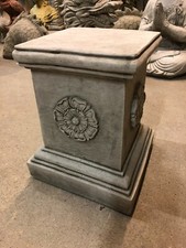Solid Square stone plinth