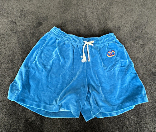 Gucci men blue velour - blue, logo