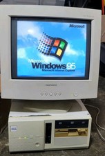 Pentium 75  Retro Vintage PC Computer Windows 95 16MB 2GB HDD