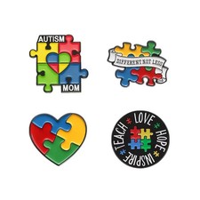 Autism Awareness Pin Badge -