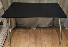 Wooden Dinning Room Table With Metal Legs