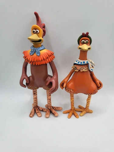 Aardman chicken run figures - chicken,