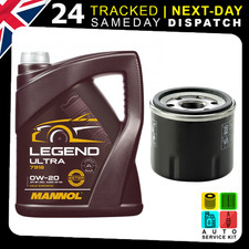 SERVICE KIT FOR DACIA LOGAN SANDERO RENAULT CLIO KANGOO 5L 0W-20 OIL & FILTER