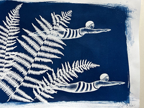Swimmers fern leaves - swimmers,