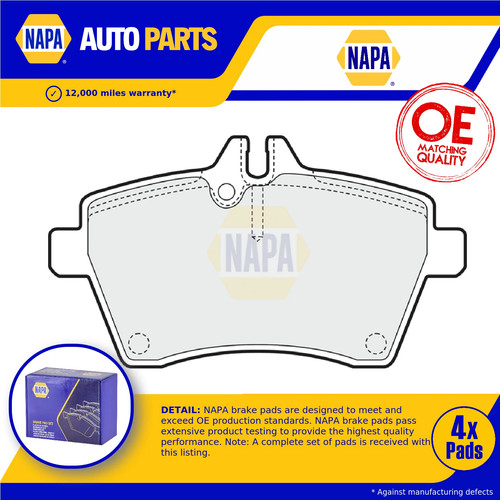 Brake pads set fits mercedes - brake,