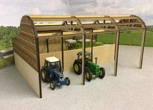 Woody farm building - woody,