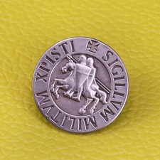 Knights Templar Seal Enamel