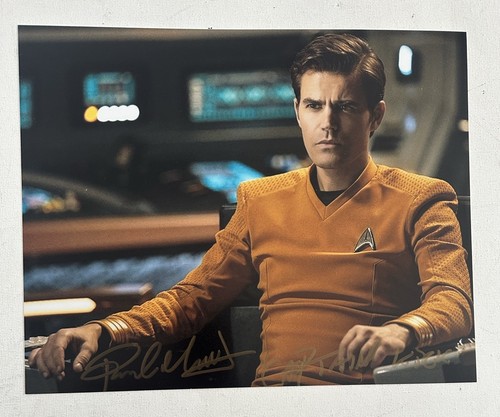 Paul wesley signed star - signed, trek