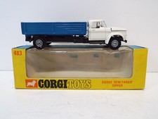 CORGI 483 RARE DODGE KEW FARGO TIPPER VINTAGE ORIGINAL IMMACULATE BOXED (L237)