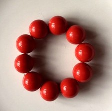 LARGE 20mm FAUX PEARL OR