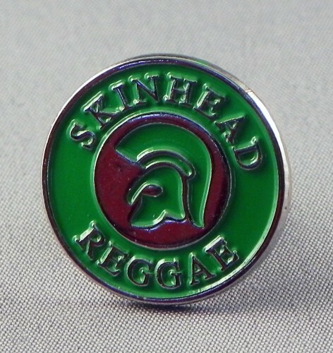Green skinhead reggae enamel - reggae,