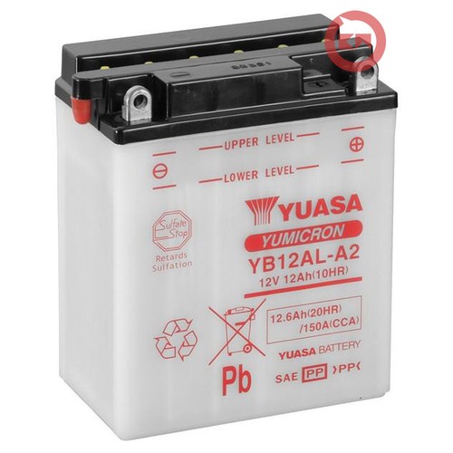 Yuasa battery yb12al - battery, 12v