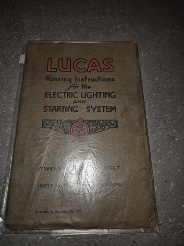 Vintage lucas lighting - lucas, &