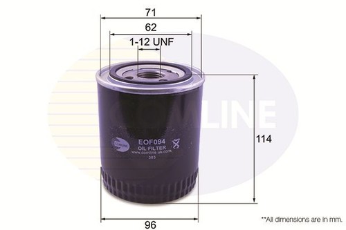 Comline engine oil - filter, fits