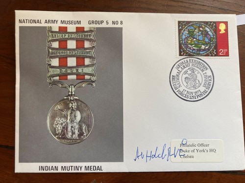 Rare ali haidar signed 1970 - vc,