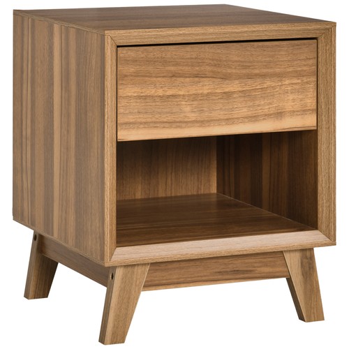 Homcom bedside table storage - table,