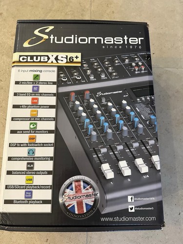 Studiomaster club mixing - 6+,