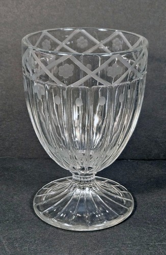 Antique glass candy jar - antique,