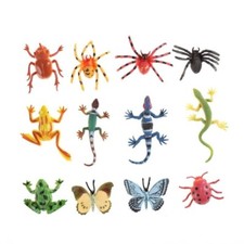 12x Plastic Insect Model for