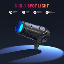 50W 7IN1 RGBWYP+CYAN LED Pin