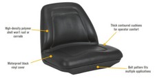 MILSCO XB150 STYLE PAN SEAT -