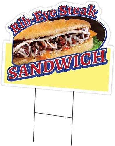 Rib eye steak sandwich - rib-eye, die