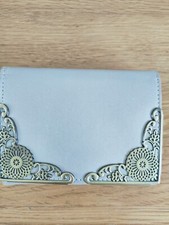 Erickson Beamon Leather Purse Wallet Gold Oranate Metal Corners Debenhams