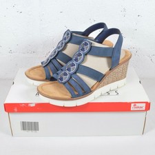 Rieker Blue Sequin Slingback