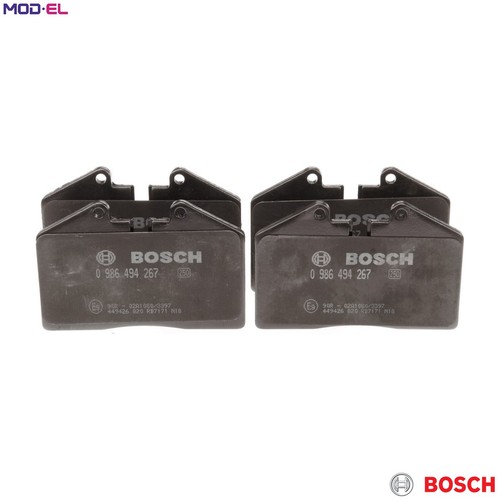 Brake pad set disc - disc, 986