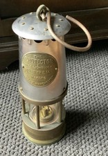 Vintage 1A Miners Safety Lamp “  Protector lamp & lighting company Manchester 