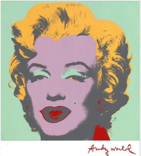 Andy warhol rare signed lovley - andy,