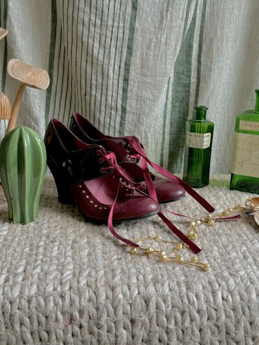 Cherry burgundy leather - cherry/burgundy, leather/patent