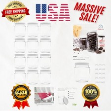 12 Pack 12oz BPA Free Jars -