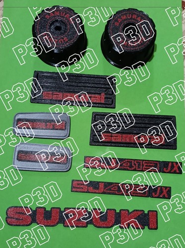 Red kit moulding plates - red,