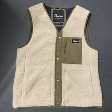 Penfield Sherpa Button-Down Gilet Lined Pockets Size M