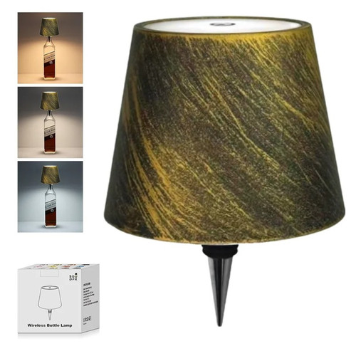 Led bottle table light top - light,