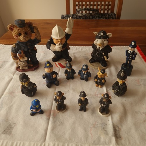 Police officer figurines - police,