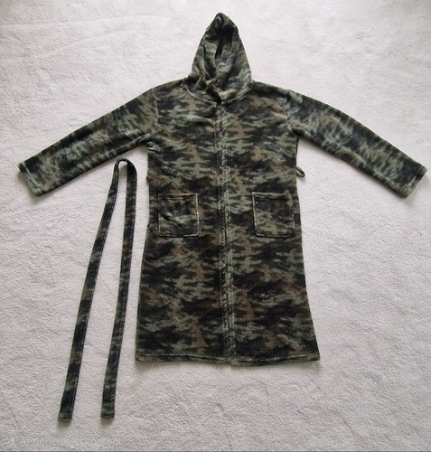Primark boys green camo robe - primark,