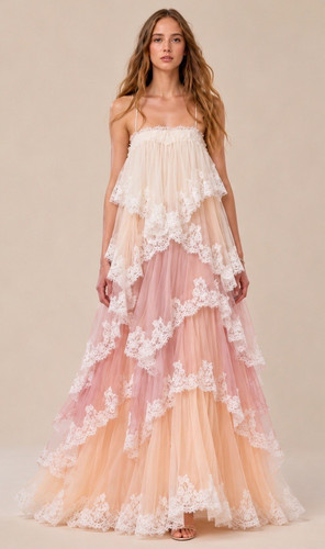 Women pink ivory lace - women's,