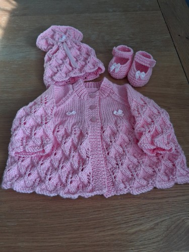 Matinee set hand knitted - matinee,