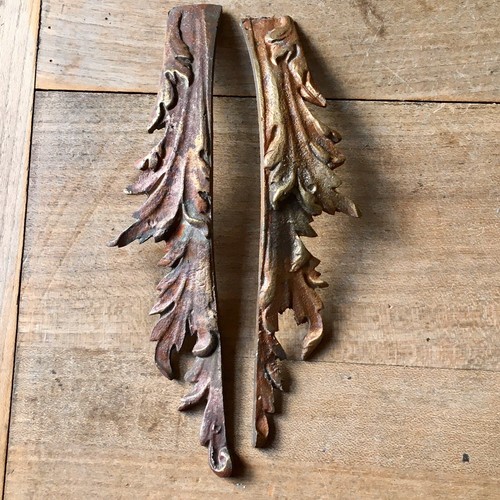 Pair bronze gilt - of,