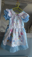 DISNEY ALICE in WONDERLAND PRETTY DRESS UP COSTUME age 5-6 NEW