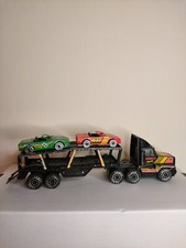 REMCO RACING Diecast Remco Car Carrier Truck and Original Cars